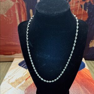 925 Made In Italy  Twisted Necklace